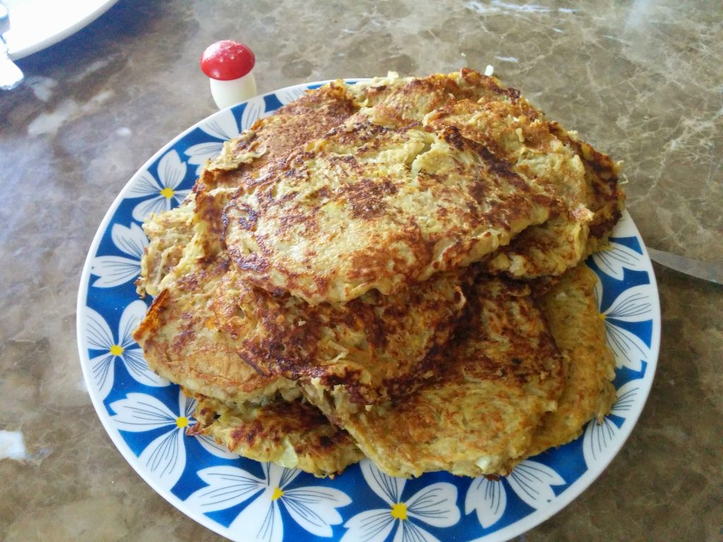 Potatoe pancakes, an example of how to create everything out of potatoes